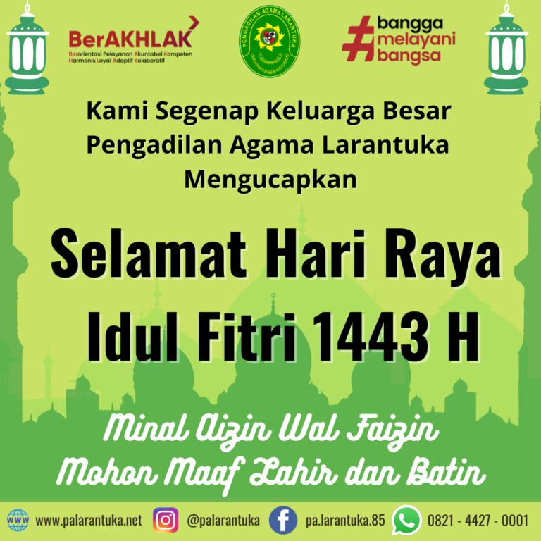 Read more about the article Selamat Hari Raya Idul Fitri 1443 H
