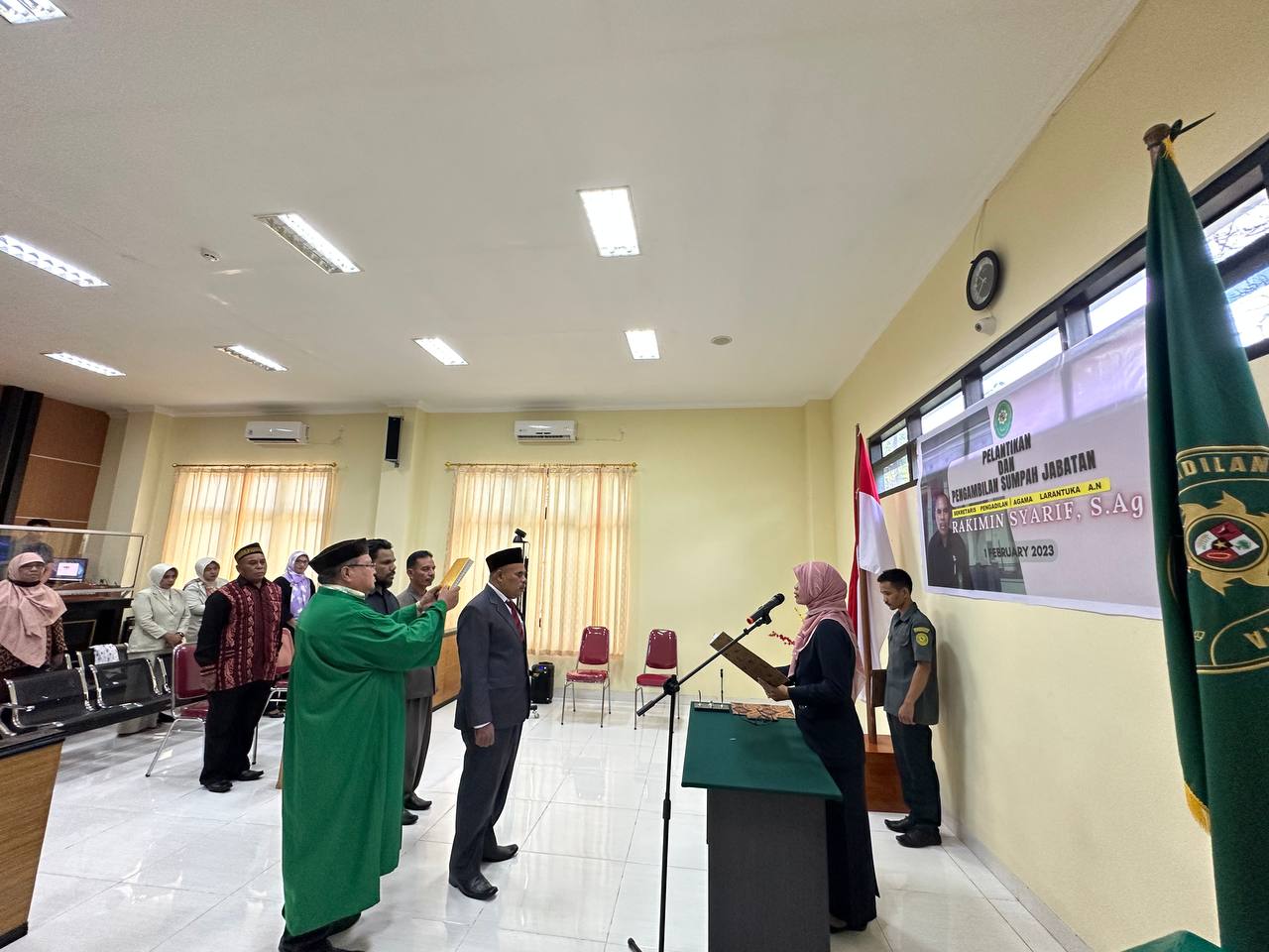 You are currently viewing PELANTIKAN SEKRETARIS BARU PENGADILAN AGAMA LARANTUKA