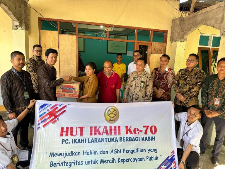 Read more about the article BAKTI SOSIAL DALAM RANGKA MEMPERINGATI HUT IKAHI KE 70