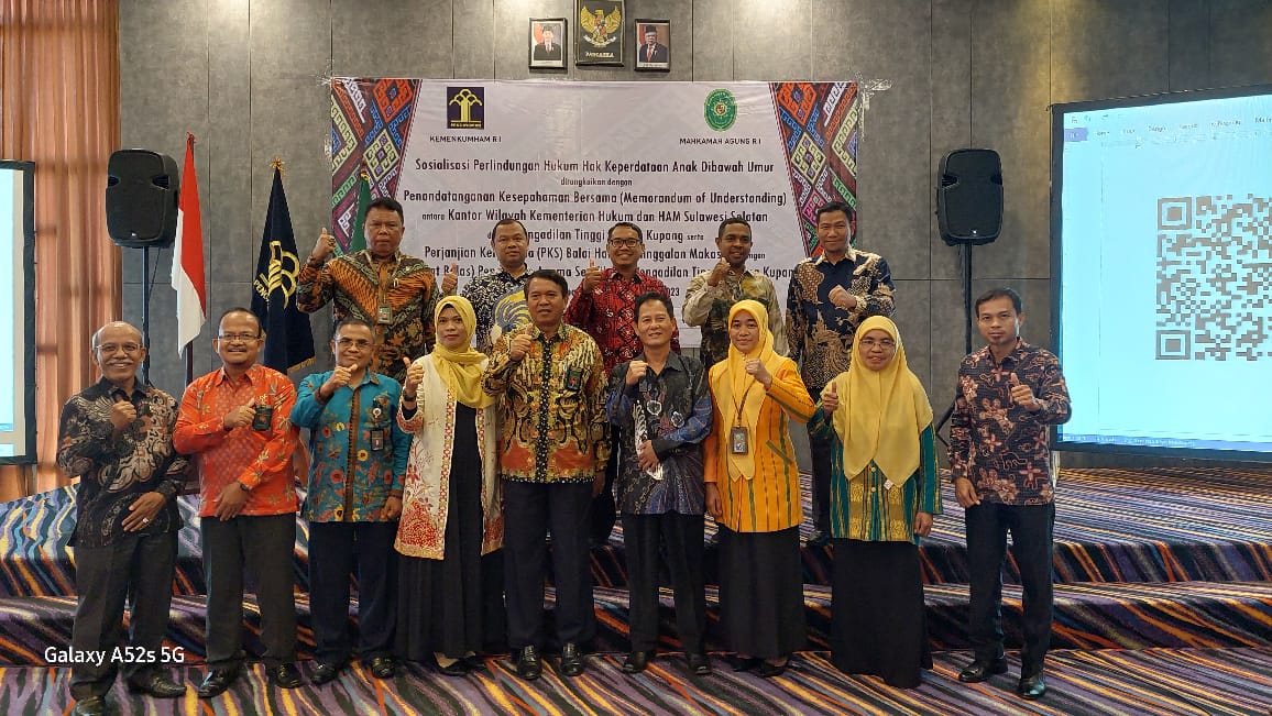 You are currently viewing KETUA PENGADILAN AGAMA LARANTUKA MENGIKUTI KEGIATAN SOSIALISASI PERLINDUNGAN HUKUM HAK KEPERDATAAN ANAK DIBAWAH UMUR YANG DISELENGGARAKAN OLEH BALAI HARTA PENINGGALAN MAKASSAR