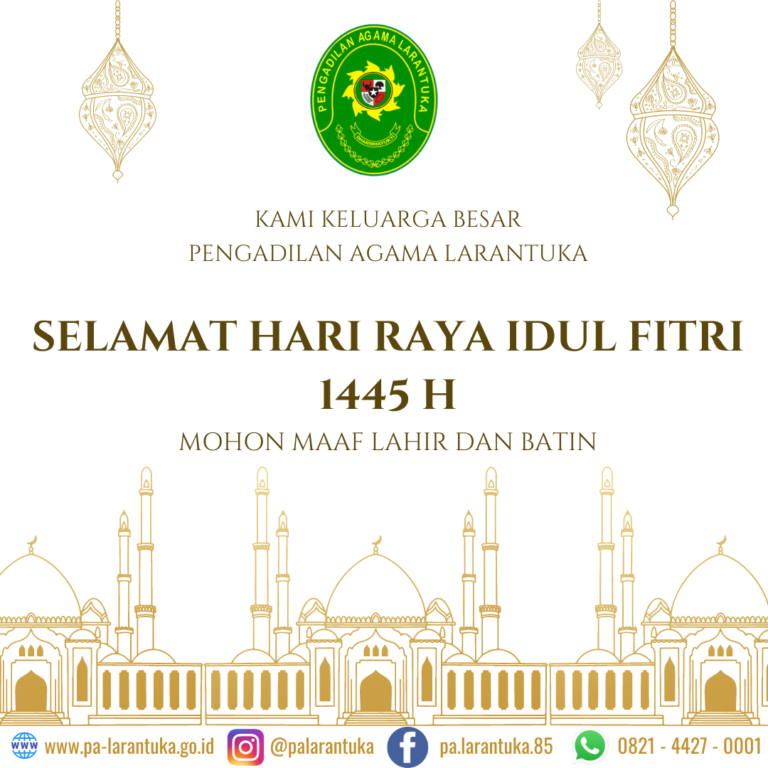 Read more about the article SELAMAT HARI RAYA IDUL FITRI 1445 H