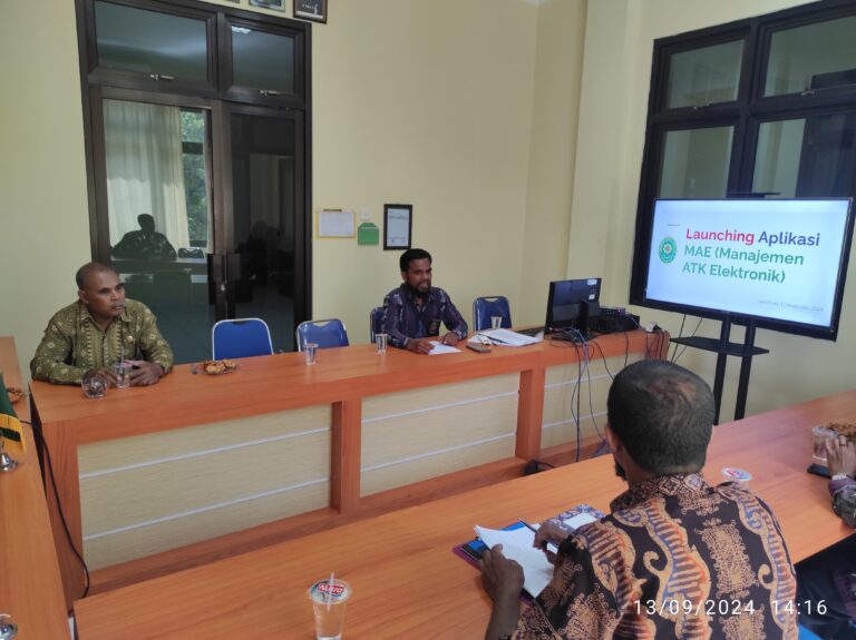Read more about the article LAUNCHING APLIKASI MAE (MANAJEMEN ATK ELEKTRONIK)
