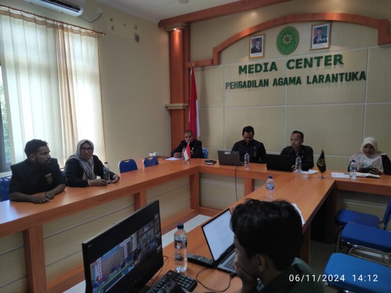 Read more about the article Pengadilan Agama Larantuka Ikuti Rapat Koordinasi Teleconference Bersama Pengadilan Tinggi Agama Kupang