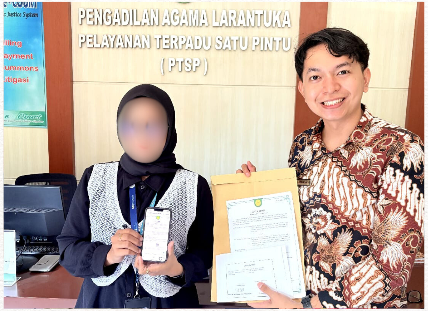 You are currently viewing Pengadilan Agama Larantuka Terbitkan EAC Kedua Melalui Sistem Self-Service yang Inovatif