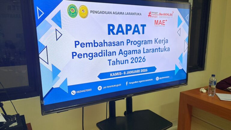 Read more about the article Tatap 2026: PA Larantuka Matangkan Program Kerja Strategis