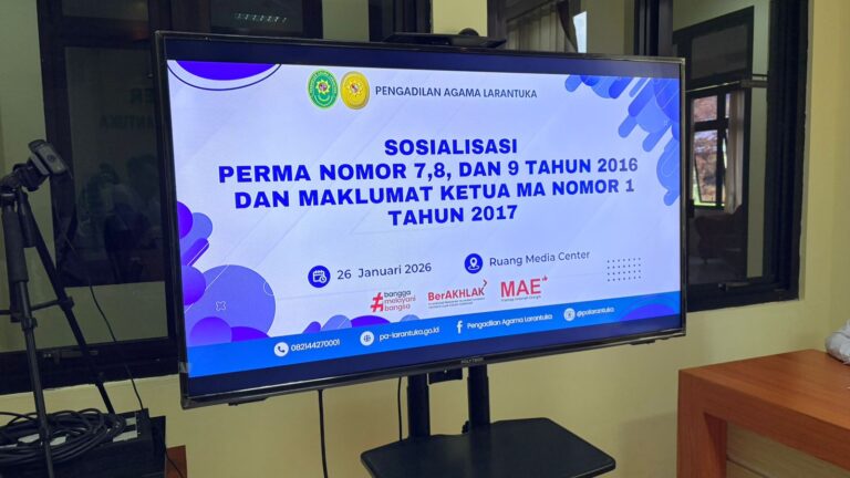 Read more about the article PA Larantuka Sosialisasikan PERMA dan Maklumat MA