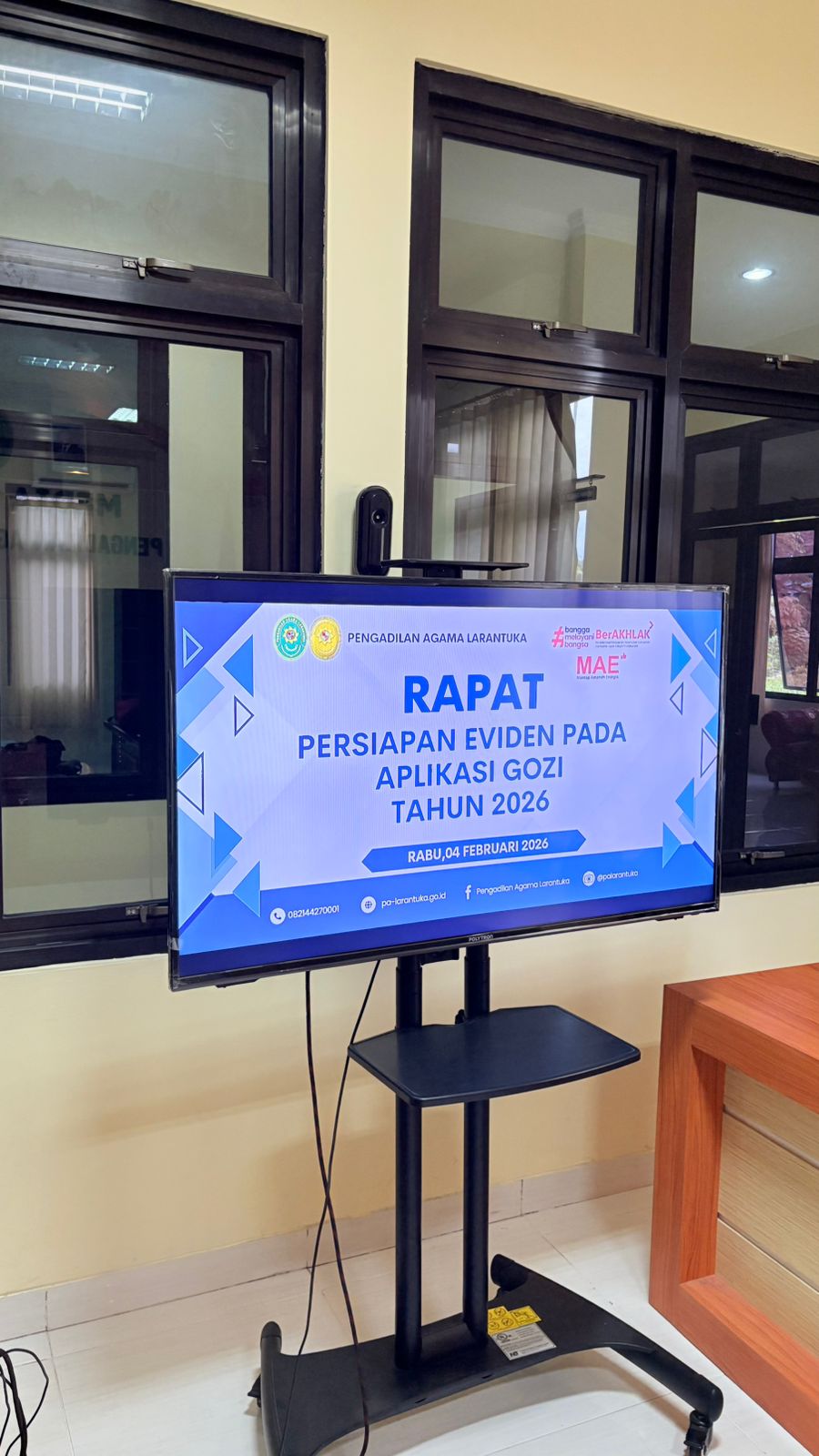 You are currently viewing Evaluasi Februari, PA Larantuka Matangkan Persiapan Triwulan I